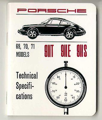 Spec Book/ スペックブック　911 69-71