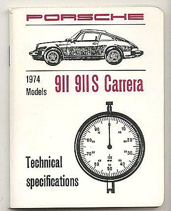Spec Book/ スペックブック　911 74