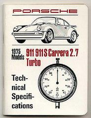 Spec Book/ スペックブック　911/911T 75