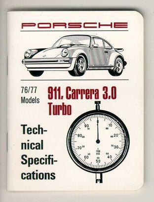 Spec Book/ スペックブック　911/911T 76-77