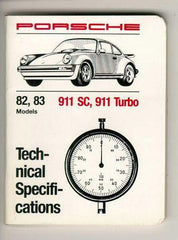 Spec Book/ スペックブック　911/911T 82-83
